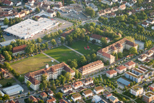 Gutleuthausstraße in Ettlingen in the state Baden-Wuerttemberg, Germany
