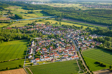 From the northeast in the district Frauenweiler in Wiesloch in the state Baden-Wuerttemberg, Germany