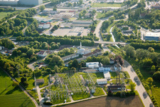 Substation in front of the DITIB in Wiesloch in the state Baden-Wuerttemberg, Germany