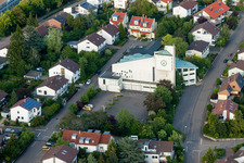 Church building Dreifaltigkeitskirche in Wiesloch in the state Baden-Wurttemberg, Germany