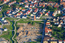 Drying tower in Rauenberg in the state Baden-Wuerttemberg, Germany