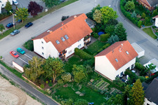 Drone image of At the water tower in Kandel in the state Rhineland-Palatinate, Germany