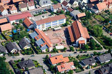 School, kindergarten and village community center in Hatzenbühl in the state Rhineland-Palatinate, Germany