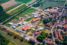 Neun-Morgen commercial area in Rheinzabern in the state Rhineland-Palatinate, Germany