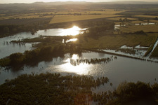 Lake Montepulciano in Pozzuolo in the state Umbria, Italy
