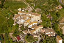 Village - View in Rapolano Terme in the state Siena, Italy