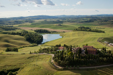 Monteaperti in the state Tuscany, Italy