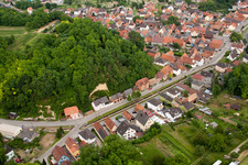 Mothern in the state Bas-Rhin, France from the drone perspective