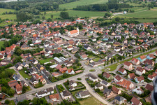 Mothern in the state Bas-Rhin, France from a drone