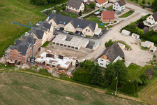 Oblique view of Rountzenheim in the state Bas-Rhin, France