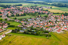 Rountzenheim in the state Bas-Rhin, France from the plane