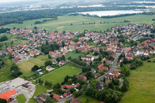 Dalhunden in the state Bas-Rhin, France seen from above