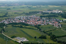 Oblique view of Rohrwiller in the state Bas-Rhin, France