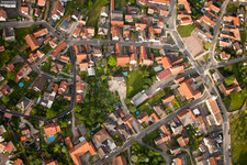 Aerial photograpy of Kilstett in the state Bas-Rhin, France