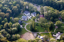 Exhibition grounds and exhibition halls of the World of Living in the district Linx in Rheinau in the state Baden-Wurttemberg, Germany