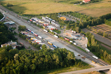 A5 service area in the district Urloffen in Appenweier in the state Baden-Wuerttemberg, Germany