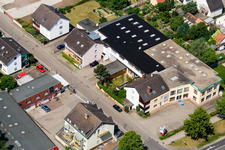 Lauterburger Straße with VÖLKEL-DECO-DOMUS in Kandel in the state Rhineland-Palatinate, Germany