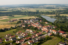 Village view in Haute-Kontz in the state Moselle, France