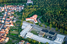 Industrial and commercial area of Eichenauer Heating-elements GmbH & Co. KG in Hatzenbuehl in the state Rhineland-Palatinate