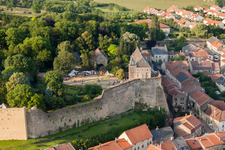 Castle of the fortress Fort Rodemack in Rodemack in Grand Est, France