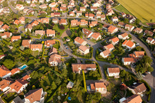 Aerial view of Manom in the state Moselle, France