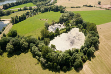 Oblique view of Gavisse in the state Moselle, France