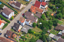 Waldstr in Kandel in the state Rhineland-Palatinate, Germany out of the air