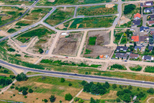 New Development Area West in Jockgrim in the state Rhineland-Palatinate, Germany out of the air