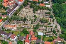 Cemetery in Jockgrim in the state Rhineland-Palatinate, Germany