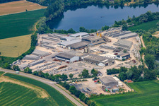 Concrete pipe plant Finger Beton in Kuhardt in the state Rhineland-Palatinate, Germany