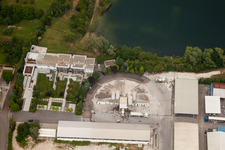 Schäfer reinforced concrete at Vettersee in the district Rheinsheim in Philippsburg in the state Baden-Wuerttemberg, Germany