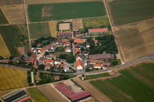 District Bruchhausen in Sandhausen in the state Baden-Wuerttemberg, Germany