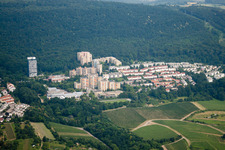 HD-Emmertsgrund in the district Emmertsgrund in Heidelberg in the state Baden-Wuerttemberg, Germany viewn from the air