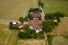 Aerial photograpy of Bierhelderhof Manor Inn in the district Rohrbach in Heidelberg in the state Baden-Wuerttemberg, Germany