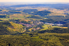 Village view from the west in Bockenau in the state Rhineland-Palatinate, Germany