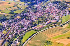 Nordpfalz Primary School Alsenz and Evangelical Children's and Youth Home Alsenz under the B48 bypass in Alsenz in the state Rhineland-Palatinate, Germany