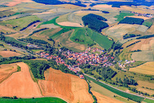 Village view in the valley in the district SaintAlban in Sankt Alban in the state Rhineland-Palatinate, Germany