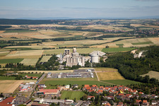 Dyckerhoff cement plant in Göllheim in the state Rhineland-Palatinate, Germany out of the air