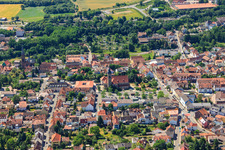 St. Matthew on the Market Square and Protestant Church Eisenberg in Eisenberg in the state Rhineland-Palatinate, Germany
