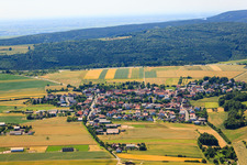 Village from the north in Tiefenthal in the state Rhineland-Palatinate, Germany