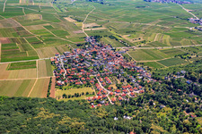 Village view of Am Muenchberg in Bobenheim am Berg in the state Rhineland-Palatinate