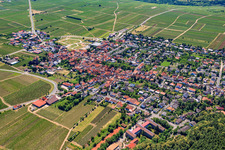 Village view in Bobenheim am Berg in the state Rhineland-Palatinate, Germany