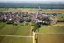 Aerial photograpy of District Niederhochstadt in Hochstadt in the state Rhineland-Palatinate, Germany