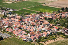 Protestant Church in Erlenbach bei Kandel in the state Rhineland-Palatinate, Germany