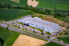 Oblique view of ADA Cosmetics International GmbH in the district Bodersweier in Kehl in the state Baden-Wuerttemberg, Germany