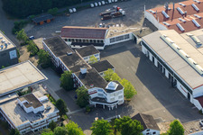 Aerial photograpy of World of Living by Weber-Haus in the district Linx in Rheinau in the state Baden-Wuerttemberg, Germany
