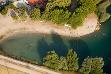 Aerial photograpy of Plague in Gambsheim in the state Bas-Rhin, France