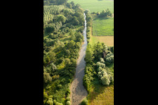 Drone recording of Gambsheim in the state Bas-Rhin, France