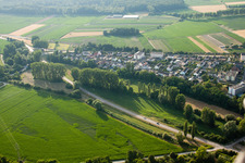 Drone recording of Bischwiller in the state Bas-Rhin, France
