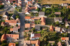 Bischwiller in the state Bas-Rhin, France seen from above